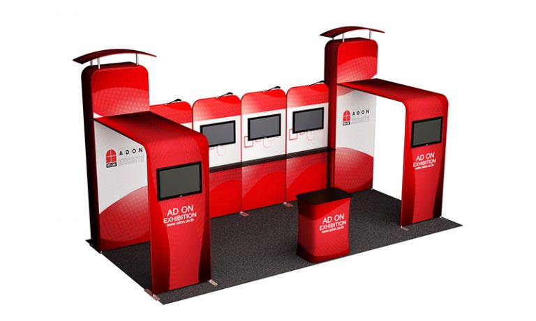 Evo Tube Booth Set | บูธผ้าพับเก็บได้