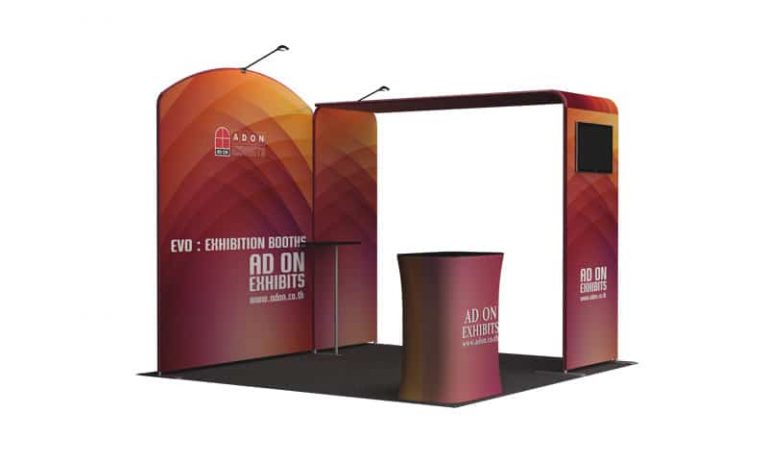 Evo Tube Booth Set | บูธผ้าพับเก็บได้