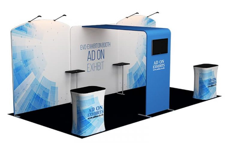 Evo Tube Fabric Booth Set 056 (3x6) | บูธผ้างานแสดงสินค้า