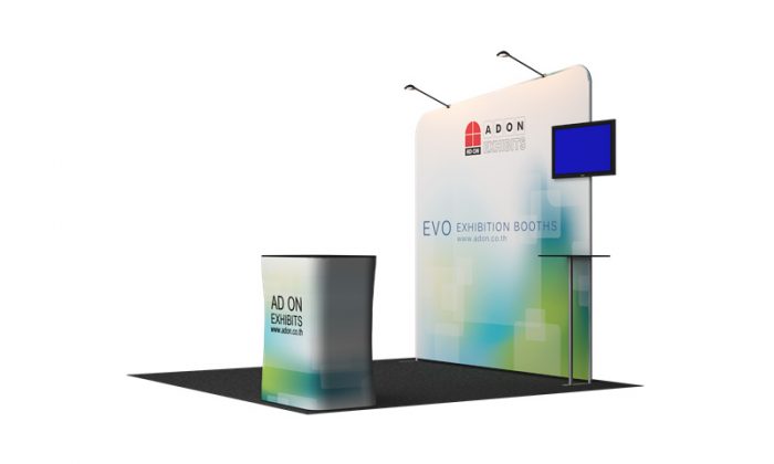 Evo Tube Booth Set 109 (3x3) | บูธผ้าตั้งพื้น