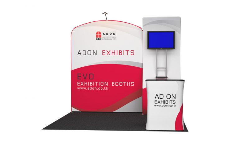 Evo Tube Booth Set 114 (3x3) | บูธผ้าประชาสัมพันธ์