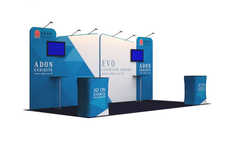 Evo Tube Booth Set 201 (3x6) | บูธผ้าพร้อมกระเป๋า