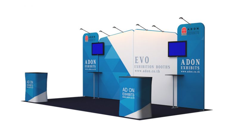 Evo Tube Booth Set 201 (3x6) | บูธผ้าพร้อมกระเป๋า