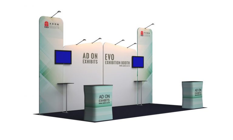 Evo Tube Booth Set 204 (3x6) | บูธผ้าโครงสร้างแข็งแรง