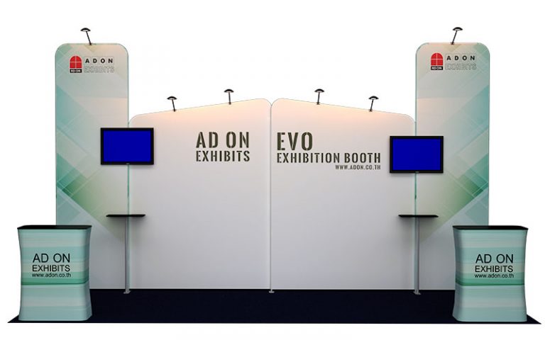 Evo Tube Booth Set 204 (3x6) | บูธผ้าโครงสร้างแข็งแรง