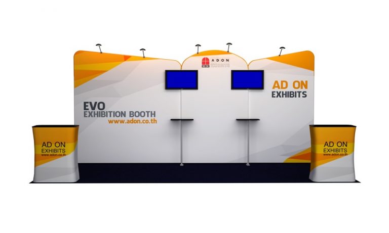 Evo Tube Booth Set 208 (3x6) | บูธผ้าถอดเก็บง่าย