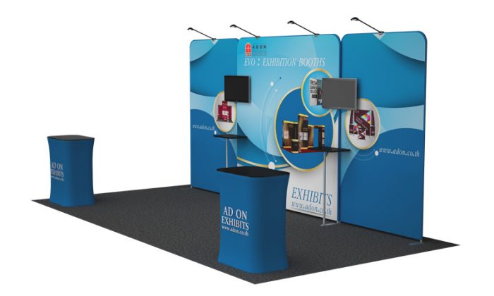 Evo Tube Booth Set 209 (3x6) | บูธผ้างาน Exhibition