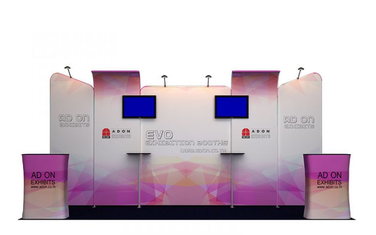 Evo Tube Booth Set 211 (3x6) | บูธผ้าพิมพ์ลาย