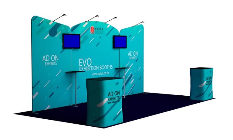 Evo Tube Booth Set 213 (3x6) | บูธผ้าพับเก็บง่าย