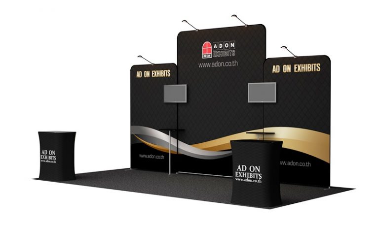 Evo Tube Booth Set 214 (3x6) | บูธผ้าโชว์สินค้า
