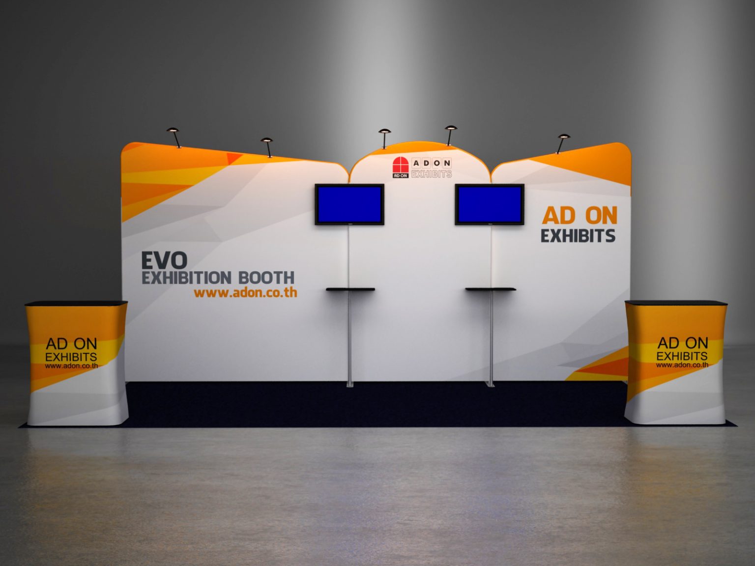Evo Tube Booth Set 208 (3x6) | บูธผ้าถอดเก็บง่าย