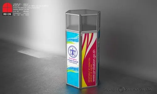 Display Box ทรงหกเหลี่ยม