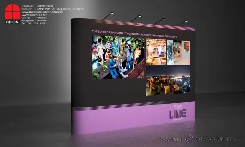 Mini Pop Up Elite 3x4 ช่อง (หน้าตรง)