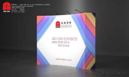 Mini Pop Up S Standard 3x4 Panels (Curved)