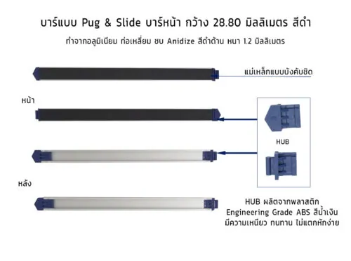 Counter Pop Up Standard 2x1 หน้าตรง