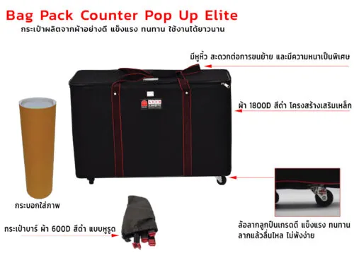 Counter Pop Up Elite 2x1 หน้าตรง