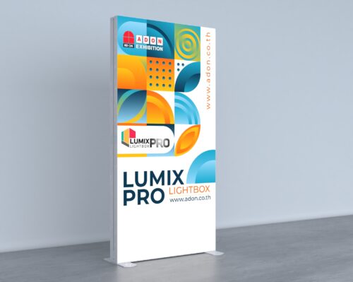 Lumix Pro Lightbox,แบคดรอปผ้า,แบนเนอร์ผ้า,Backdrop,งานพิมพ์ผ้า,อุปกรณ์ออกบูธ,บูธผ้า,งานตู้ไฟ,BoothExhibition,บูธระบบKnockdown