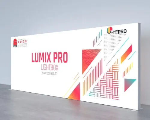 Lightbox backdrop, 5.5 m wide