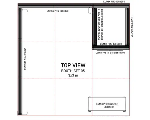 Lumix Pro Lightbox Booth Set 05