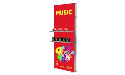 Lumix Pro Outer Shelf,บูธตู้ไฟพร้อมชั้นวางสินค้า