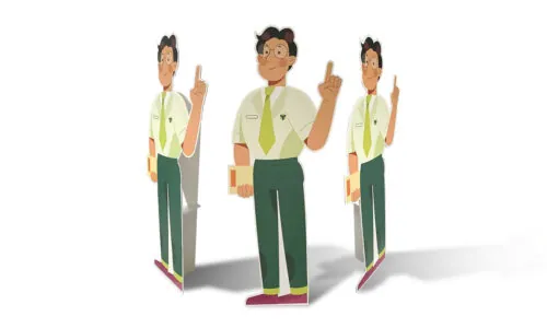Standee Die Cut