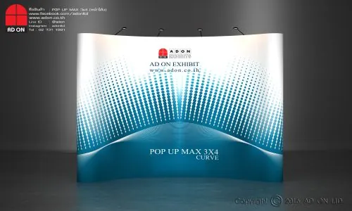 Pop Up จีน 3x4 ช่อง (หน้าโค้ง)