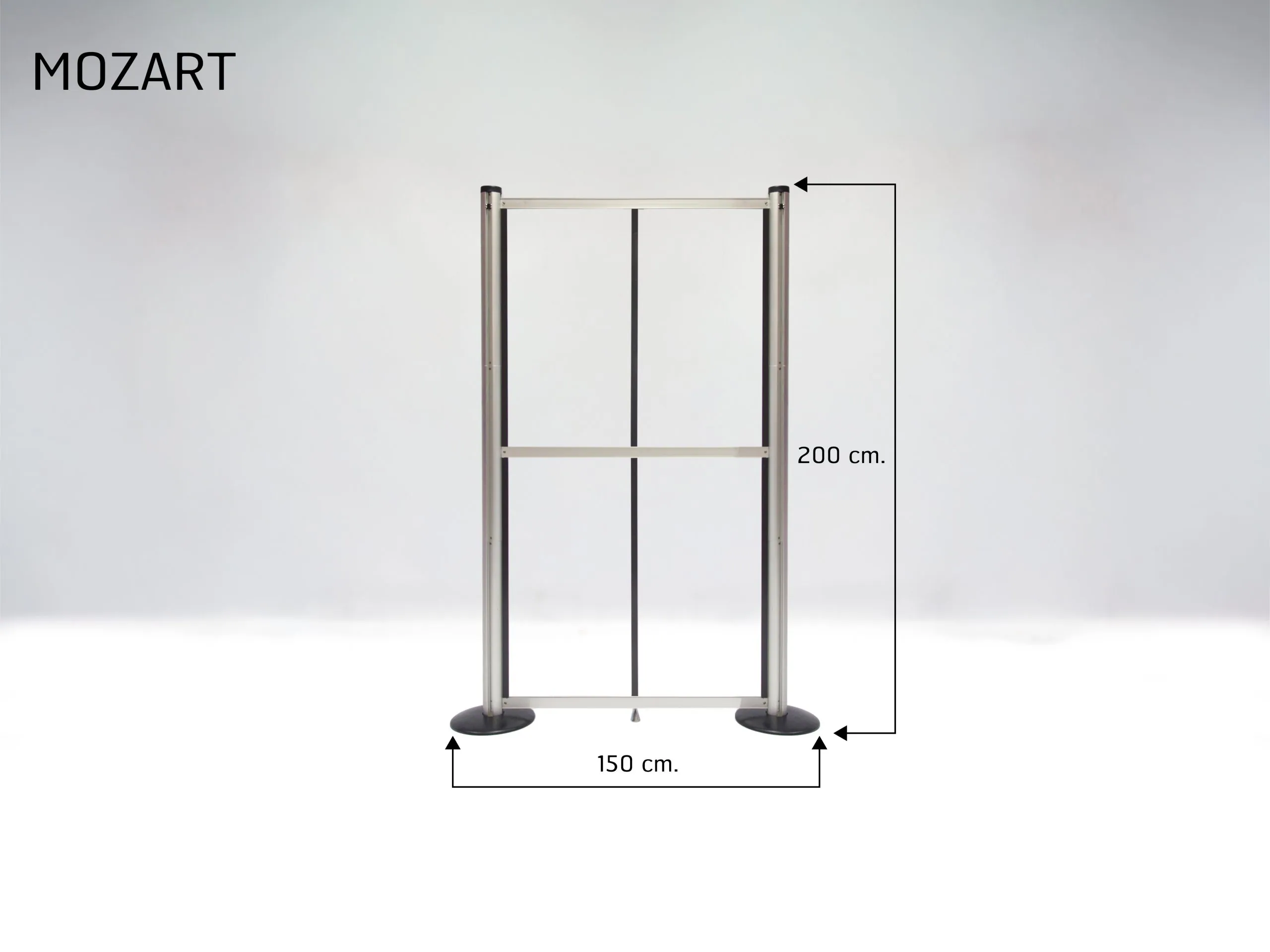 Mozart Backdrop Straight 150 cm