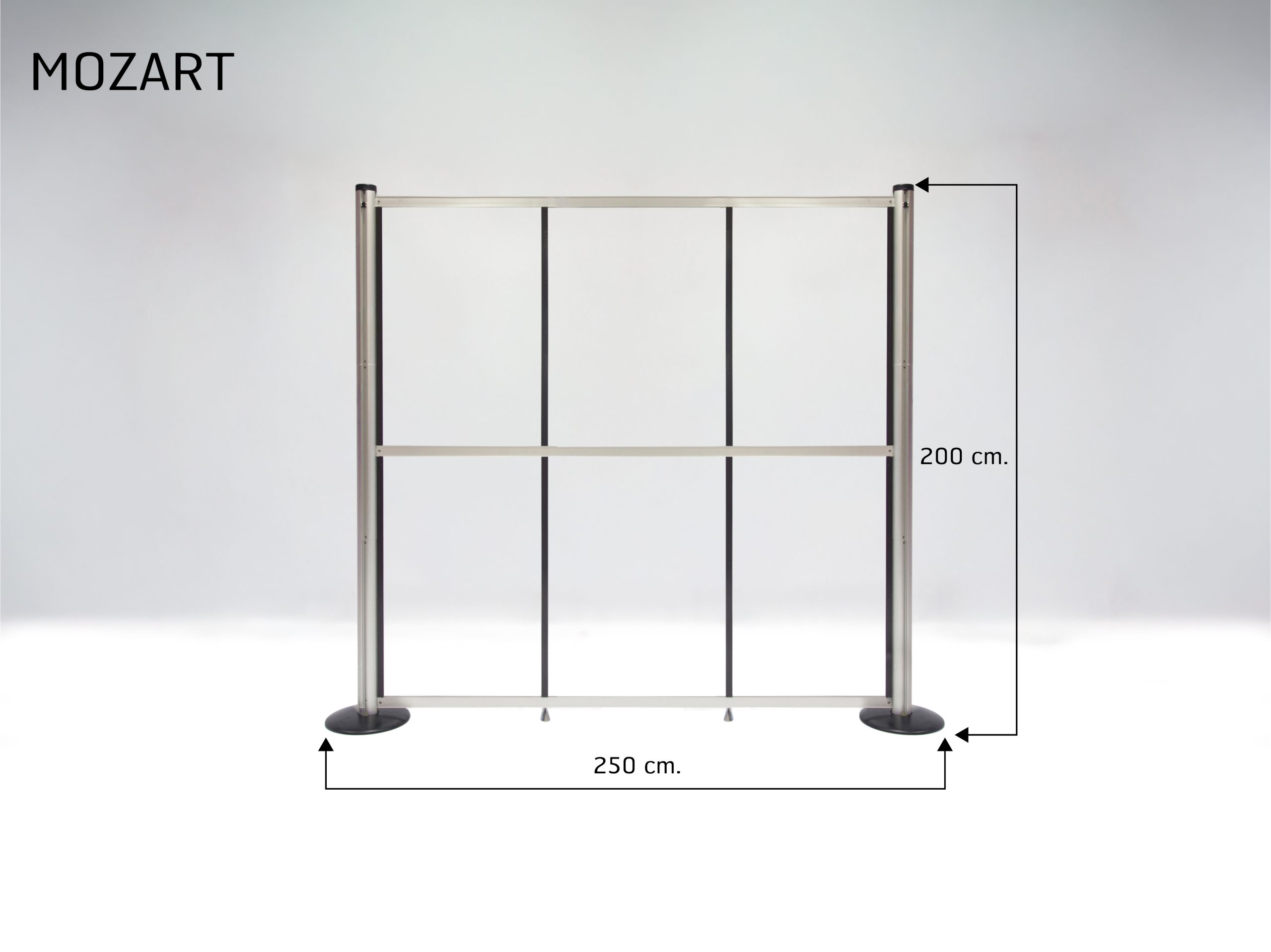 Mozart Backdrop หน้าโค้ง 250 cm - Image 4
