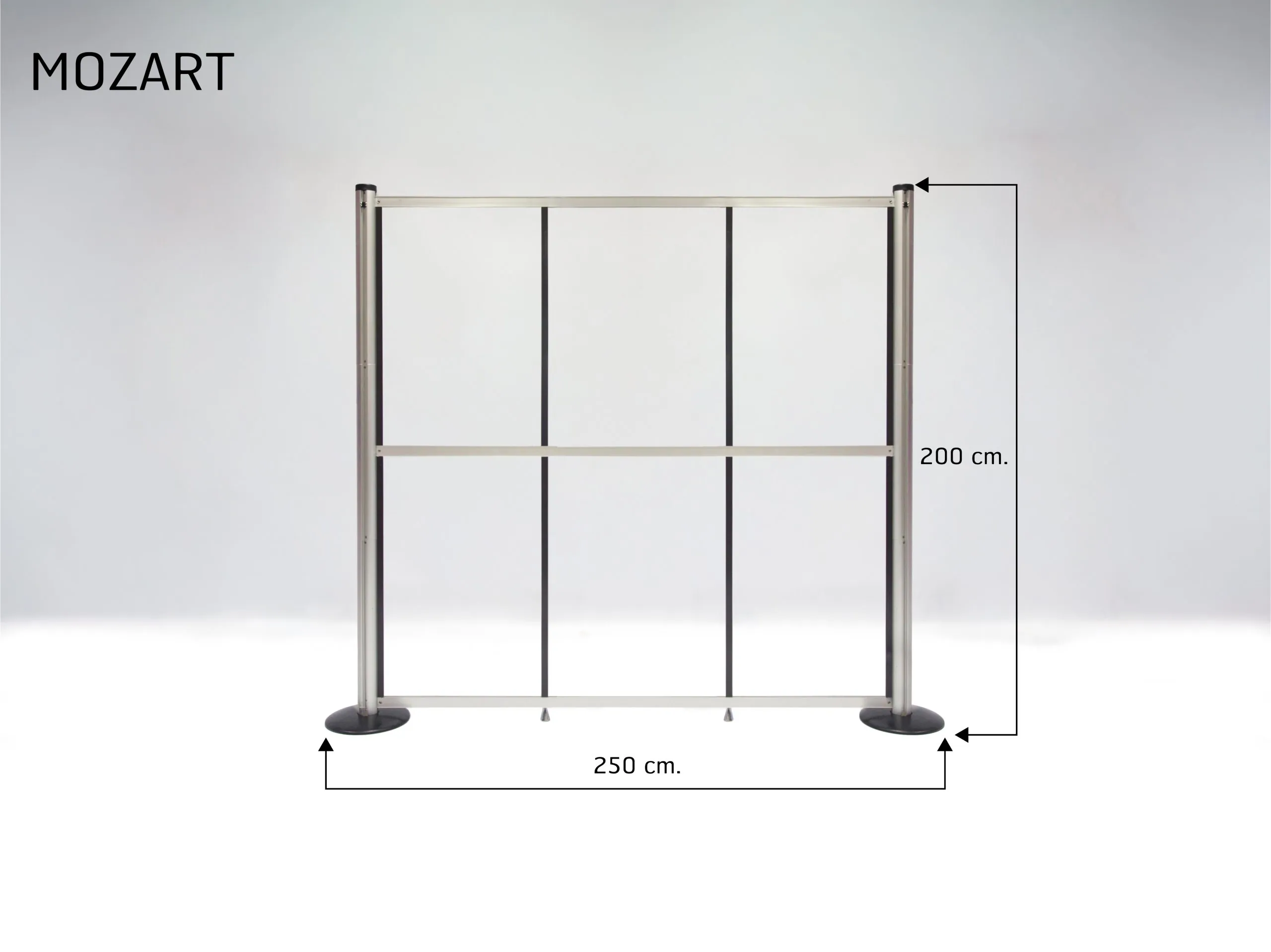 Mozart Backdrop Curved 250 cm