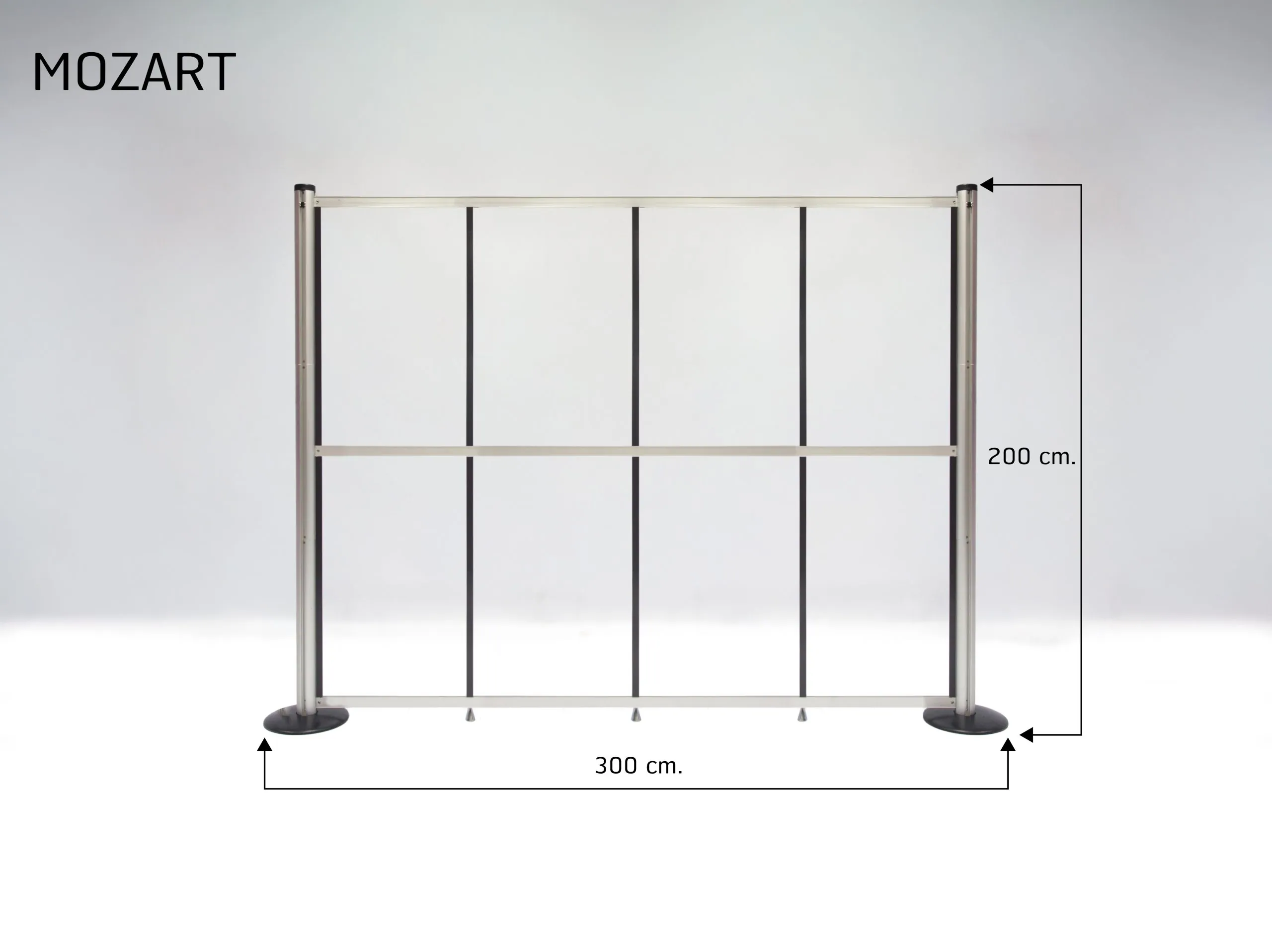 Mozart Backdrop Curved 300 cm