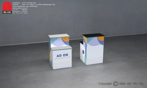 Pop Up Table 2 Steps (60x60x90)