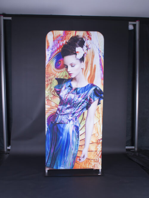 Alternative view of Evo Tube Banner Premium มุมโค้ง ขาแผ่นเรียบ