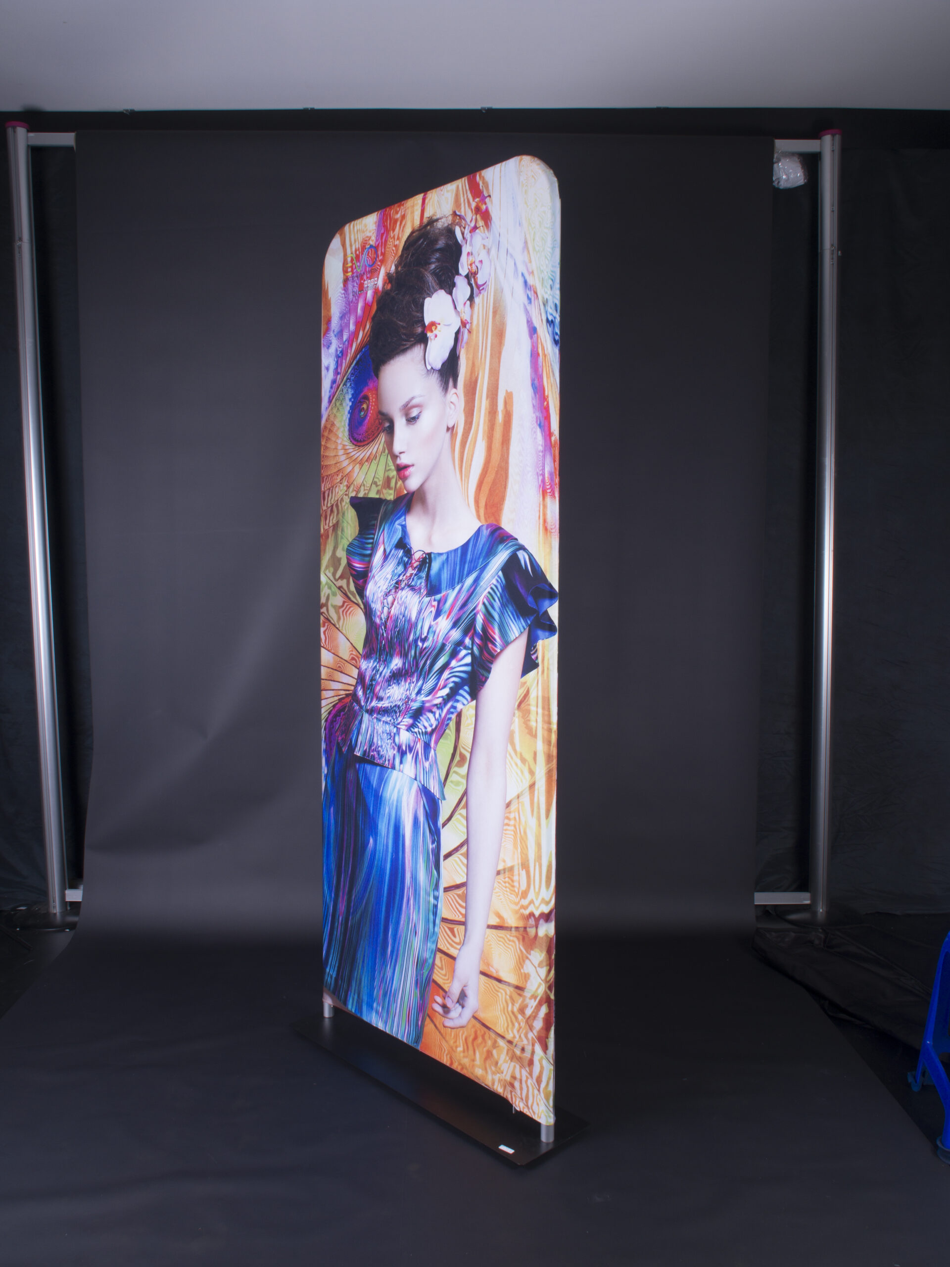 Evo Tube Banner Premium มุมโค้ง ขาแผ่นเรียบ - Image 3
