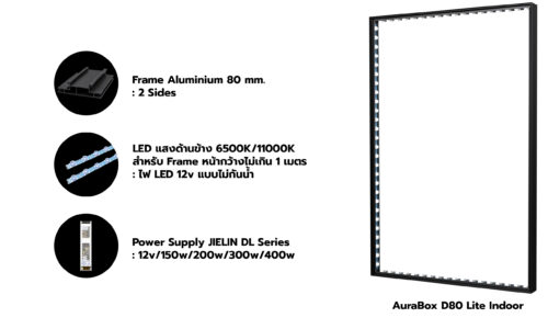Alternative view of AuraBox D80 LITE