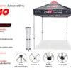 Folding Tent HEX40ST