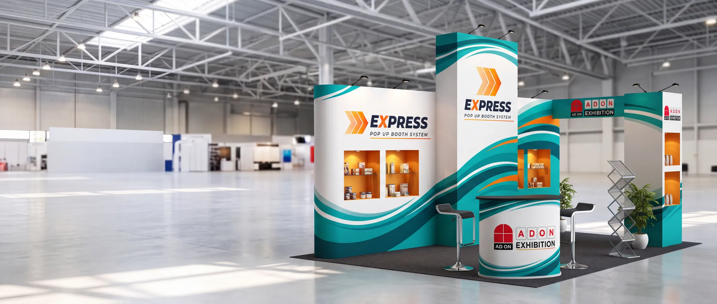 บูธป๊อปอัพ Express ประกอบเร็ว