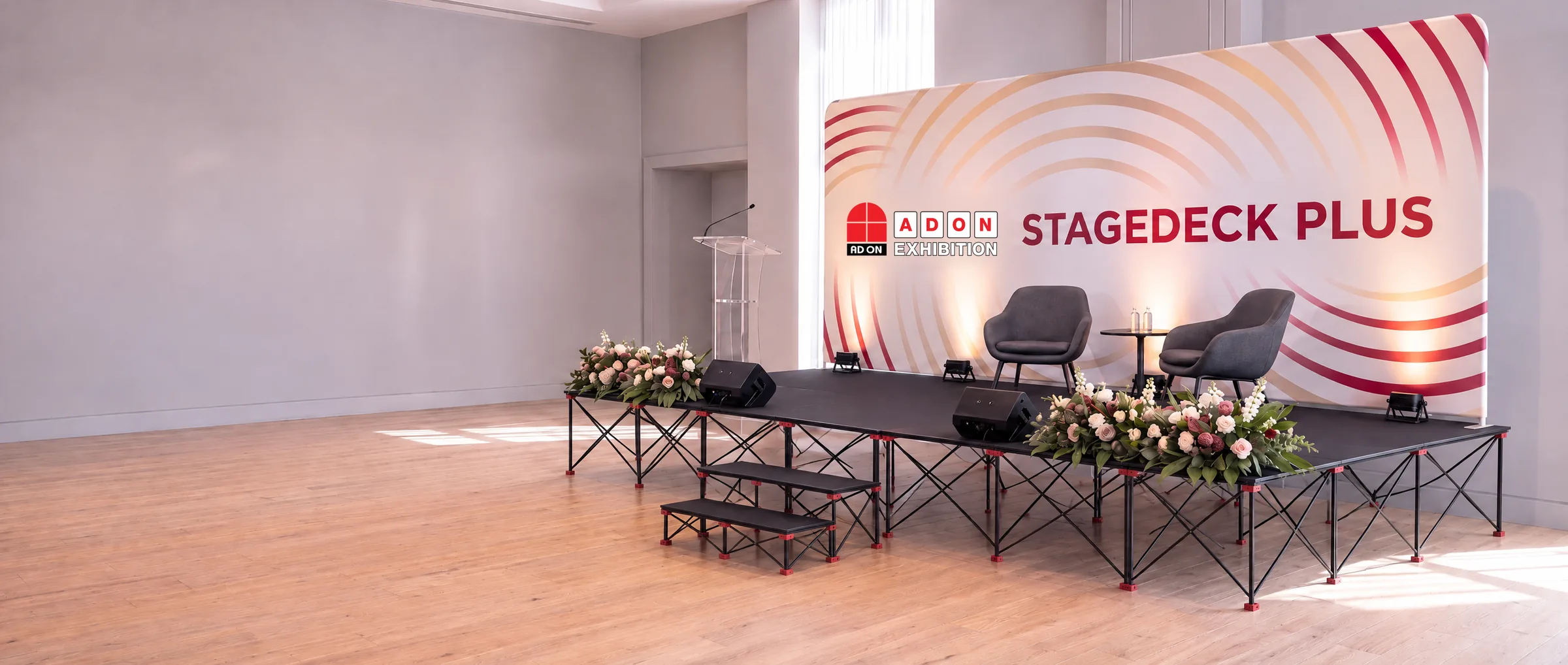 StageDeck Plus เวทีสำเร็จรูป โครงอลูมิเนียม